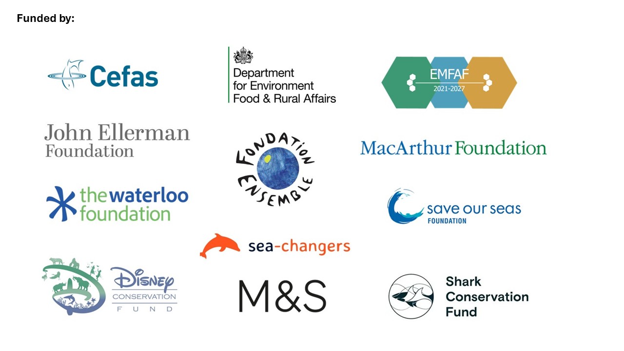 The Shark Trust Great Eggcase Hunt funders